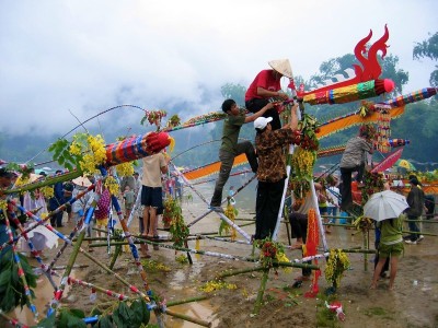 Rocket festival in Laos